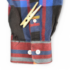 Cinch Western Shirt Adult EXTRA LARGE Black Yellow Blue Plaid Rodeo Cowboy Work