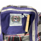 Cinch Western Shirt Adult EXTRA LARGE Purple White Plaid Rodeo Cowboy Work