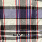 Cinch Western Shirt Adult EXTRA LARGE Purple White Plaid Rodeo Cowboy Work