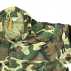 Vintage Camouflage Shirt Adult LARGE Green Brown Woodland Flannel Arctic 80s