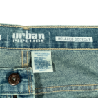 Urban Pipeline Jeans Mens 33x34 Blue Bootcut Relaxed Fit Medium Wash Denim