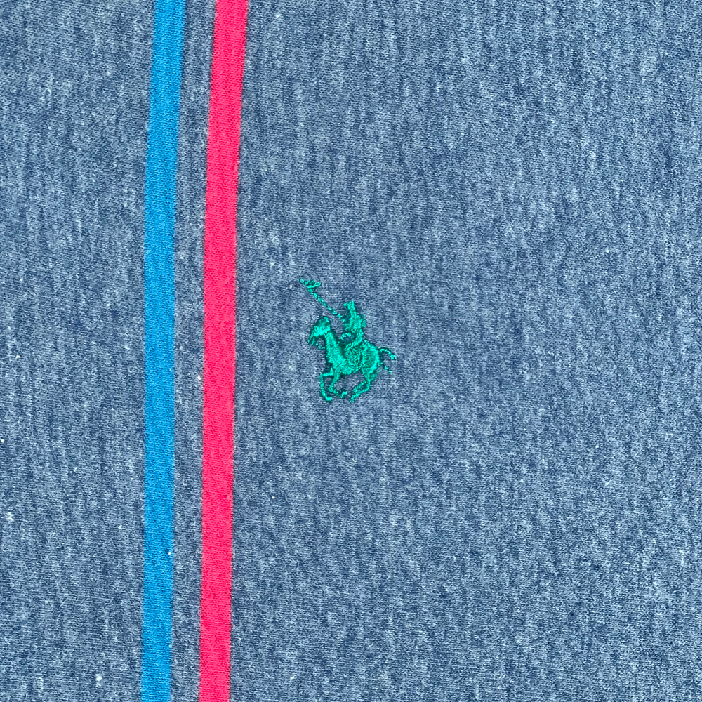 Vintage Knights of Round Table Polo Shirt Adult MEDIUM Blue Green Pink Striped 90s-4 Vintage Knights of Round Table Polo Shirt Adult MEDIUM Blue Green Pink Striped 90s