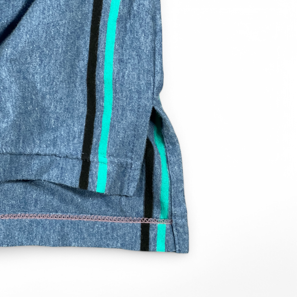 Vintage Knights of Round Table Polo Shirt Adult MEDIUM Blue Green Pink Striped 90s-6 Vintage Knights of Round Table Polo Shirt Adult MEDIUM Blue Green Pink Striped 90s