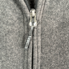 North Face Sweater Womens SMALL Gray Crescent Fleece Hoodie Jacket Gorpcore