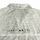 Nike Running Pullover Womens LARGE White Pullover Quarter Zip Brush Texture