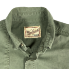 Vintage Woolrich Shooting Shirt Adult EXTRA LARGE Green Hunting Heavyweight Workwear