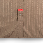 Element Western Shirt Adult LARGE Brown Striped Snap Button Cowboy 90s Y2K
