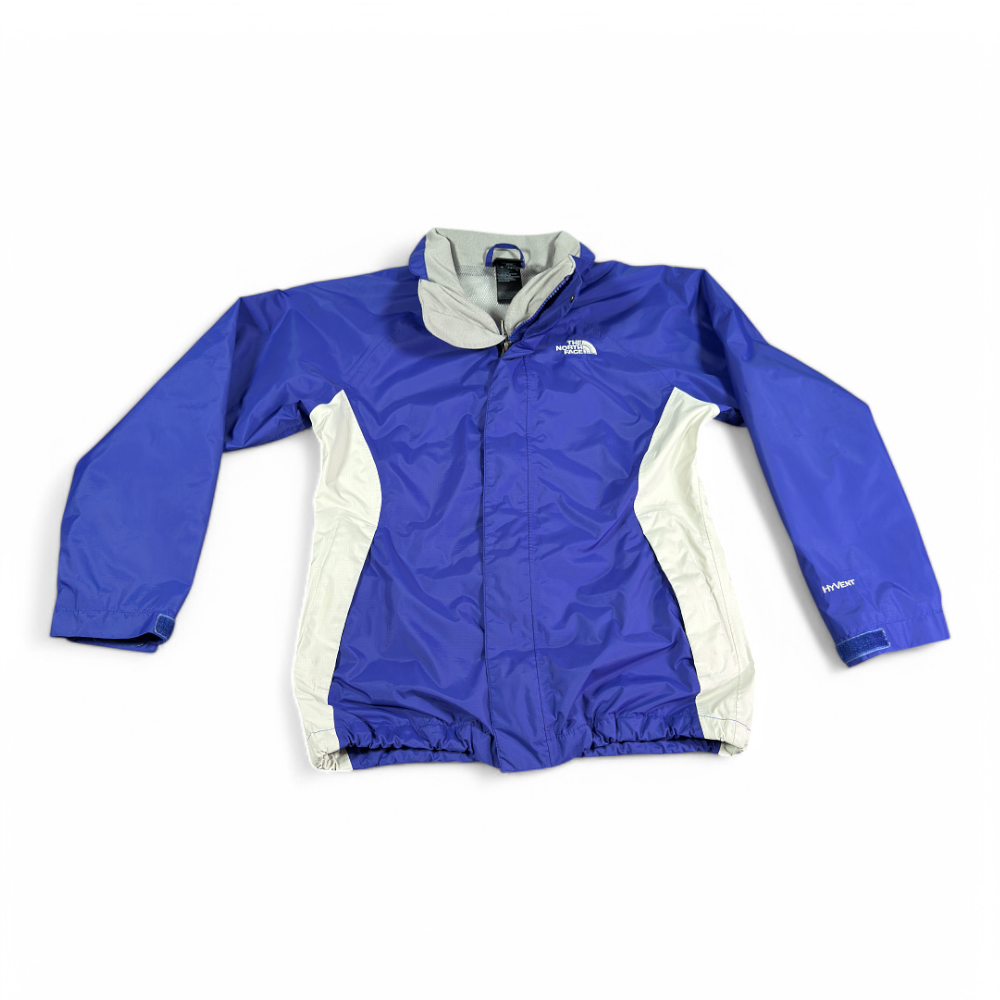 North Face Jacket Girls MEDIUM 10/12 Purple White HyVent Waterproof Outdoor Gear-1 North Face Jacket Girls MEDIUM 10/12 Purple White HyVent Waterproof Outdoor Gear