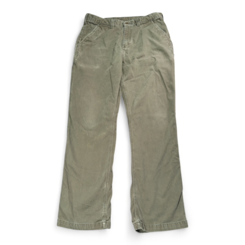 Carhartt Pants Mens 35x32 Brown Relaxed Fit Carpenter Workwear Utility