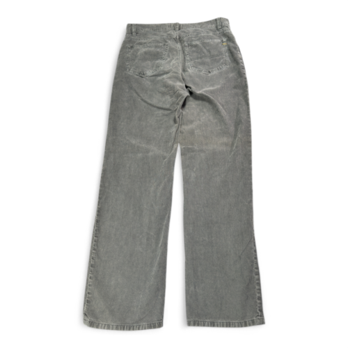 Eddie Bauer Pants Mens 34x33 Gray Corduroy Straight Fit Casual Y2K