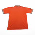 Vintage Harley Davidson Polo Shirt Adult MEDIUM Orange Racing Checkered 90s