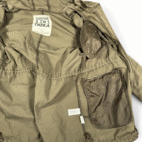 Garage Parka Womens MEDIUM Green Utility Coat Hooded Jacket Field Military