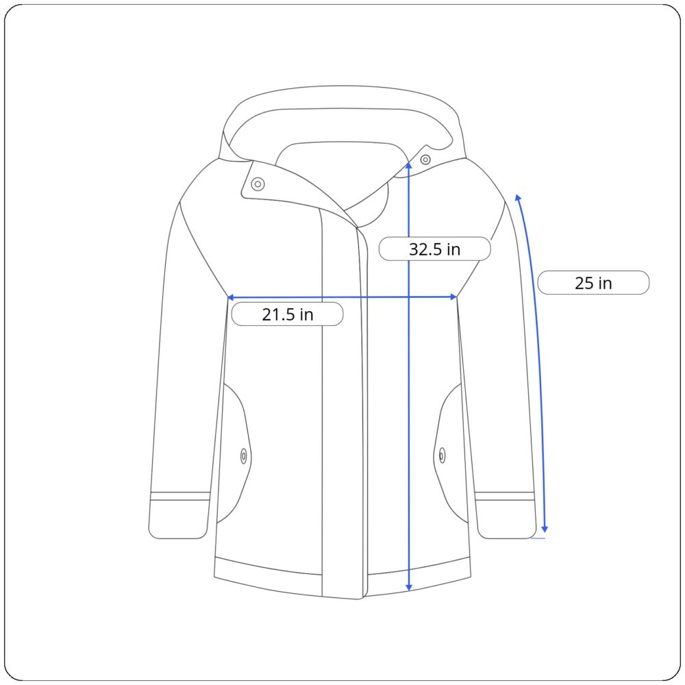 Garage Parka Womens MEDIUM Green Utility Coat Hooded Jacket Field Military-measurements Garage Parka Womens MEDIUM Green Utility Coat Hooded Jacket Field Military