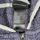 The North Face Jacket Womens SMALL Gray Hoodie Fleece Sherpa Gorpcore Outdoor