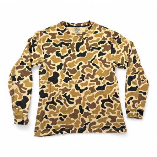 Alaskan Hardgear Shirt Adult MEDIUM Brown Camo Workwear Hunting Duluth Trading