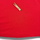 Vintage Company Shirt Adult LARGE Red Installer’s Edge Small Business Work 90s