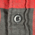 American Eagle Shirt Adult MEDIUM Red Black Buffalo Plaid Flannel Lumberjack