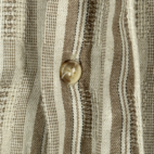 Vintage Studio X Shirt Adult MEDIUM Brown Beige Textured Stripe 90s