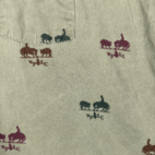 Vintage Western Shirt Adult EXTRA LARGE Green Cowboy Rodeo Weather Vane Cattle 90s