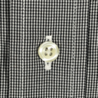 Brooks Brothers Shirt Adult EXTRA LARGE Black White Houndstooth Micro Check