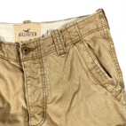 Hollister Cargo Shorts Mens 35 Brown Button Fly Utility Pockets Outdoors Y2K