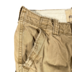Hollister Cargo Shorts Mens 35 Brown Button Fly Utility Pockets Outdoors Y2K