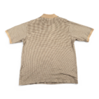 Vintage Bobby Jones Polo Shirt Adult MEDIUM Brown Diamond Golf 90s
