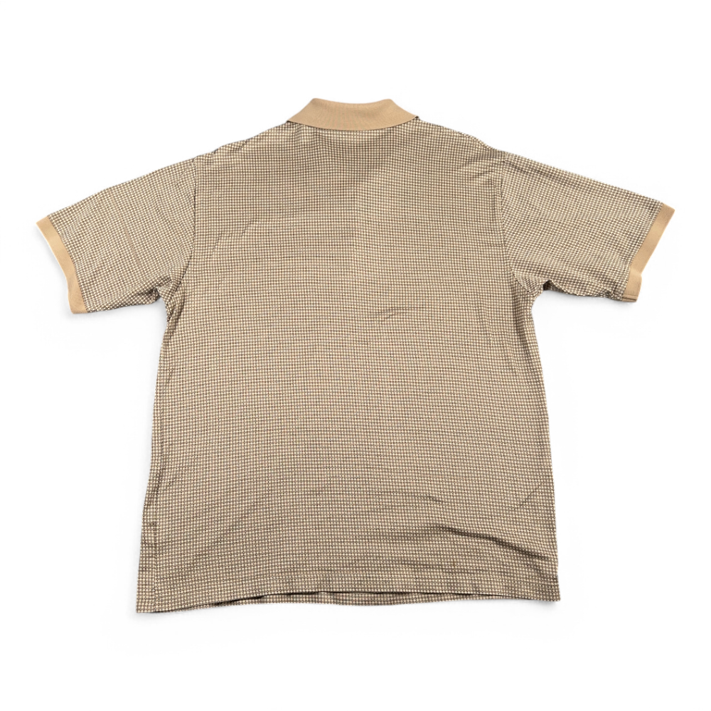Vintage Bobby Jones Polo Shirt Adult MEDIUM Brown Diamond Golf 90s-3 Vintage Bobby Jones Polo Shirt Adult MEDIUM Brown Diamond Golf 90s