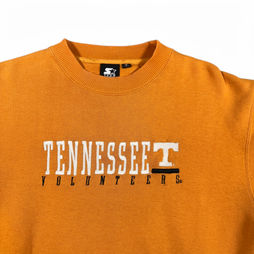 Vintage Tennessee Volunteers Sweater Adult Small Orange Sweatshirt Starter 90s