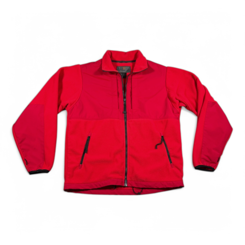511 Tactical Jacket Adult MEDIUM Red Utility Fleece Lined EMS Police Workwear