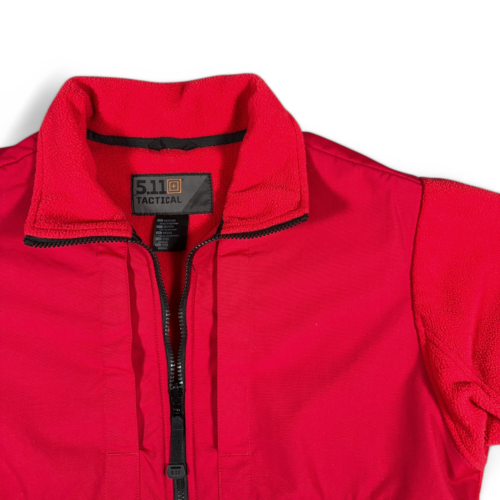 511 Tactical Jacket Adult MEDIUM Red Utility Fleece Lined EMS Police Workwear