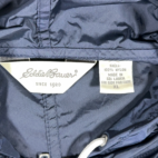Eddie Bauer Jacket Adult EXTRA LARGE Blue Hooded Windbreaker Outdoor Softshell