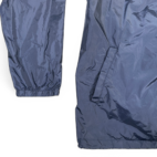 Eddie Bauer Jacket Adult EXTRA LARGE Blue Hooded Windbreaker Outdoor Softshell