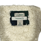 LL Bean Shirt Women EXTRA LARGE Blue Green Plaid Sherpa Lined Flannel Blackwatch