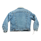 Vintage Levis Jacket Adult MEDIUM Blue Denim Sherpa Trucker USA Made Type 3 80s