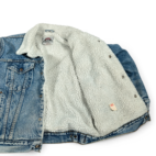 Vintage Levis Jacket Adult MEDIUM Blue Denim Sherpa Trucker USA Made Type 3 80s