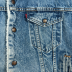 Vintage Levis Jacket Adult MEDIUM Blue Denim Sherpa Trucker USA Made Type 3 80s