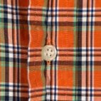 Vintage Polo Ralph Lauren Shirt Adult LARGE Orange Plaid Estate Sport 90s