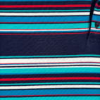Vintage Knightsbridge Polo Shirt Adult MEDIUM Blue Red Green Striped Retro 90s