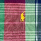 Vintage Ralph Lauren Shirt Adult 2XL XXL Pink Green Blue Madras Plaid Preppy 90s