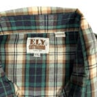 Ely Cattleman Western Shirt Adult 2XL XXL Brown Green Plaid Cowboy Pearl Snap