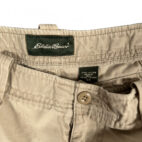 Eddie Bauer Cargo Shorts Mens 38 Brown Utility Pockets Outdoor Casual Y2K