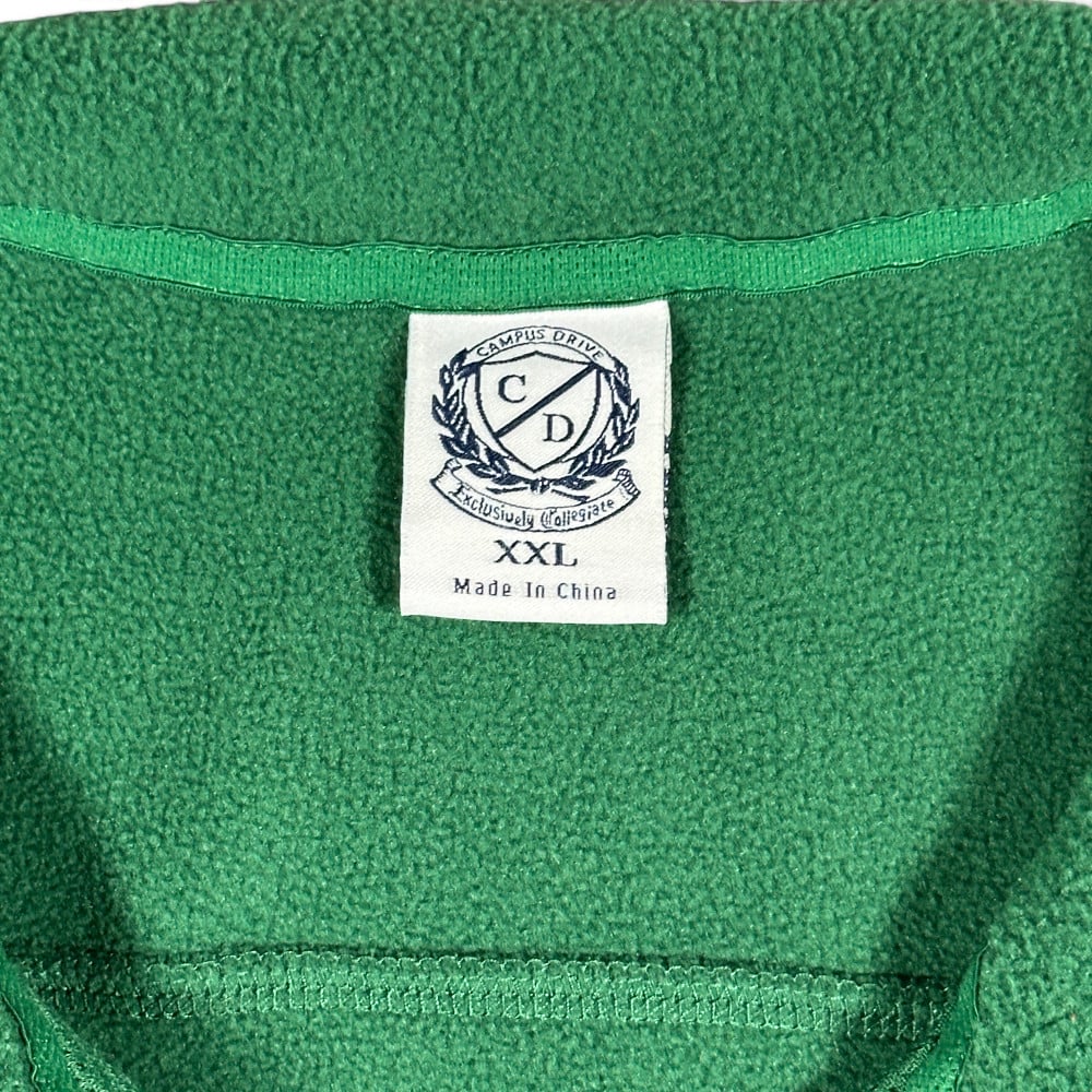 University of Oregon Vest Adult XXL Green Campus Drive Embroidered Fleece Y2K-4 University of Oregon Vest Adult XXL Green Campus Drive Embroidered Fleece Y2K