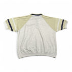 Vintage Envoy Polo Shirt Adult LARGE Grey Green Blue Colorblock Banded Golf 90s