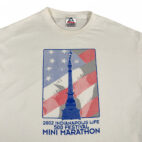 Vintage Indianapolis Shirt Adult EXTRA LARGE White Monument Circle Marathon Y2K
