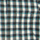 Vintage Levis Shirt Adult LARGE Gray Green Blue Plaid Grunge Button Down 90s