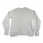 Vintage Jantzen Sweater Adult LARGE Gray Button Up Knit Cardigan USA Made 80s