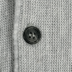 Vintage Jantzen Sweater Adult LARGE Gray Button Up Knit Cardigan USA Made 80s