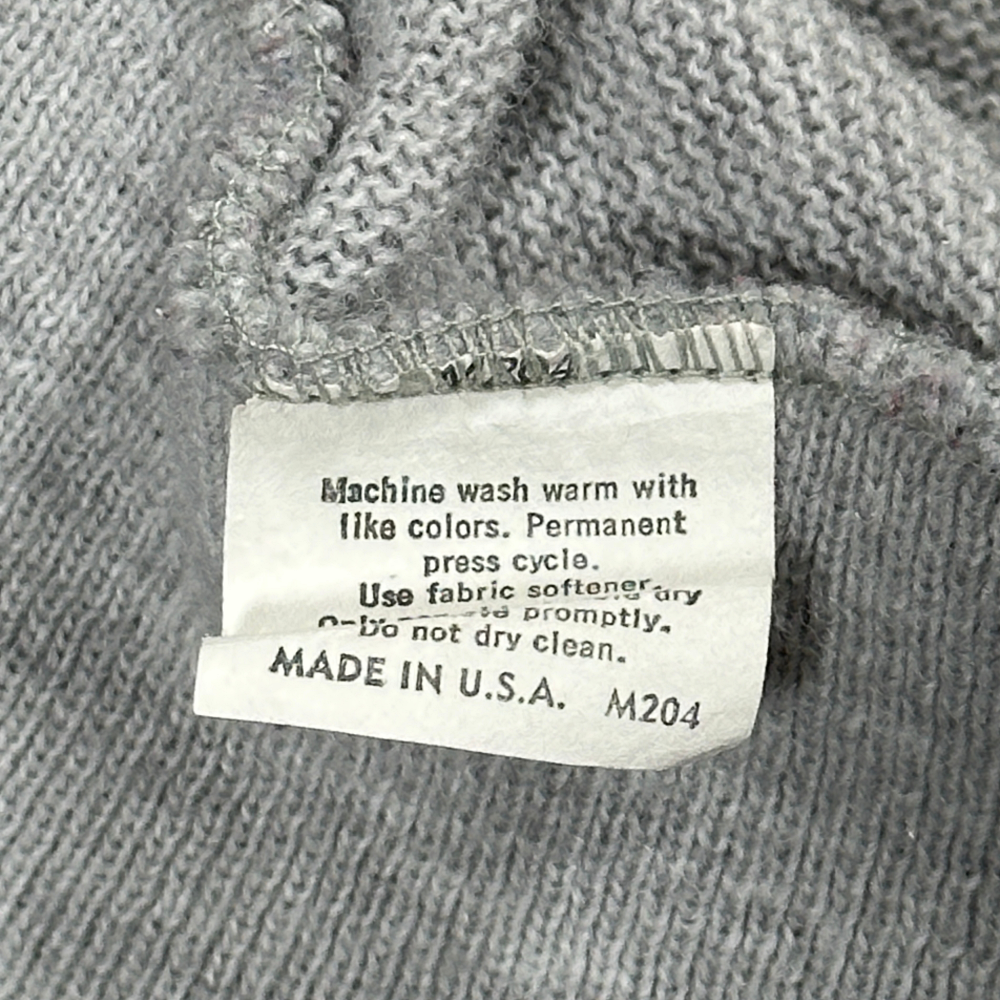 Vintage Jantzen Sweater Adult LARGE Gray Button Up Knit Cardigan USA Made 80s-7 Vintage Jantzen Sweater Adult LARGE Gray Button Up Knit Cardigan USA Made 80s