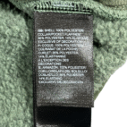 North Face Jacket Adult LARGE Green Gordon Lyons Fleece Pockets Outdoor Full Zip